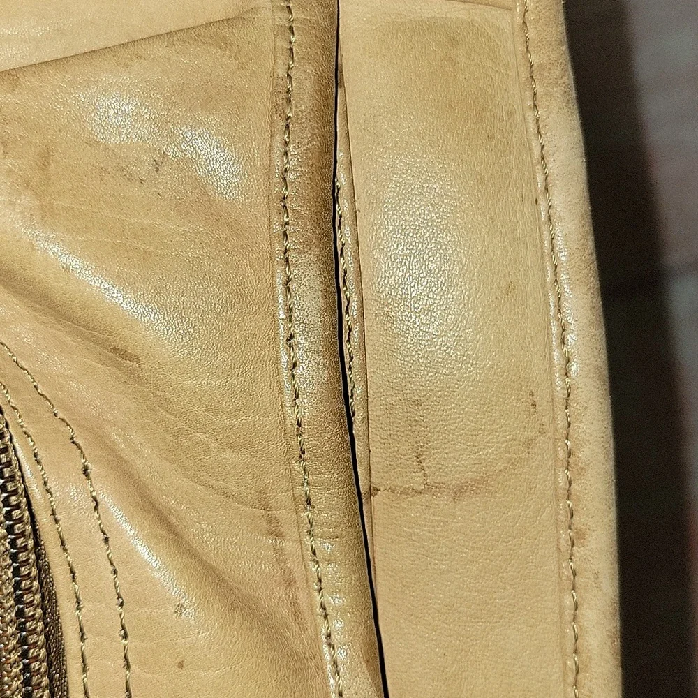 Tan Leather Breifcase Laptop Bag